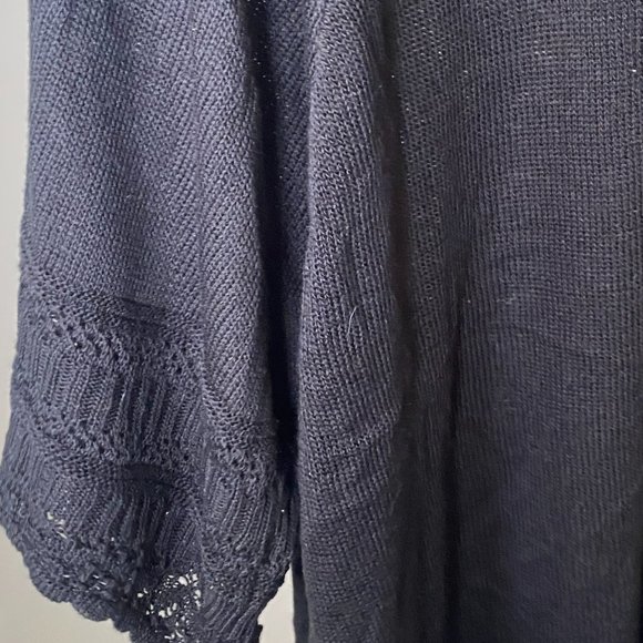 NWT Signature by Robbie Bee Macy's Knit Detail Short Sleeve Cardigan - Picture 3 of 10